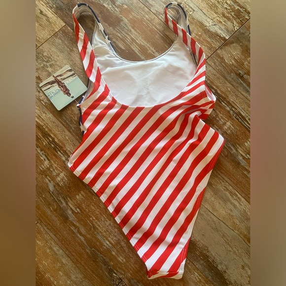 4 th of July patriotic swimsuit. NWT size small - Picture 2 of 5